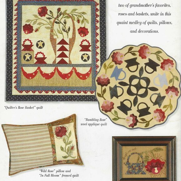 Baskets & Blossoms Quilt Patterns by Lisa DeBee Schiller - Like New - Picture 2 of 4